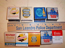 Vintage beer matchbooks for sale  Castro Valley