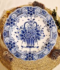 Delft earthenware plate d'occasion  Expédié en Belgium