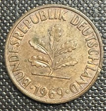 2 pfennig 1969 j gebraucht kaufen  Wiesmoor