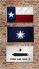 Usado, 3X5 ESTADO DO Texas + ZAVALA + GONZALES Conjunto de Bandeiras (3 BANDEIRAS)  comprar usado  Enviando para Brazil