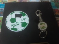 Football porte clés + décapsuleur ASSE St Etienne Fan supporters Verts Vintage  comprar usado  Enviando para Brazil