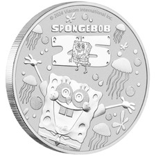 Silbermünze spongebob jubilä gebraucht kaufen  Erftstadt