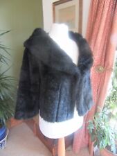 Ladies black faux for sale  TIVERTON
