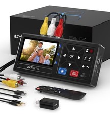 Conversor VHS para digital, gravador de vídeo para digital com controle remoto 1080p 60Hz, usado comprar usado  Enviando para Brazil