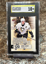 2016-17 Sidney Crosby Upper Deck Number Crunchers SGC 10 ETIQUETA DOURADA GEMA INTOCADA comprar usado  Enviando para Brazil
