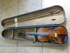 VIOLINO ANTIGO COM ESTOJO DE MADEIRA / SEM MARCA / FEDEX FRETE GRÁTIS, usado comprar usado  Enviando para Brazil