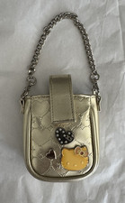 Vintage 1976, 2008 Hello Kitty "KJ" SANRIO LTD Bolsa de Telefone Dourada Cabo de Metal RARO comprar usado Vintage 1976, 2008 Hello Kitty "KJ" SANRIO LTD Bolsa de Telefone Dourada Cabo de Metal RARO comprar usado  Enviando para Brazil