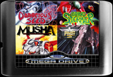 *PAL* Dangerous Seed + Grind Stormer + Musha + Slap Fight MD para Sega Mega Drive comprar usado  Enviando para Brazil