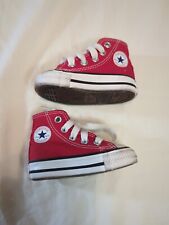 Sapatos Converse All Star vermelho bebê tamanho 2 comprar usado  Enviando para Brazil