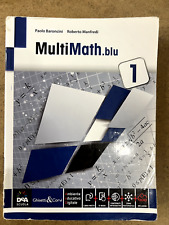 Multimath.blu volume ghisetti usato  Roma