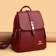 Women leather backpack for sale  ROMFORD
