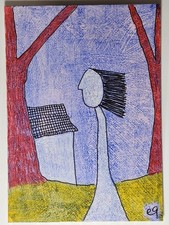 E9art aceo woman for sale  Walton