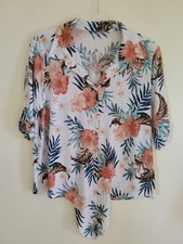 Usado, Botão havaiano feminino pêssego L #2290 comprar usado Usado, Botão havaiano feminino pêssego L #2290 comprar usado  Enviando para Brazil