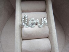 Ring schriftzug love gebraucht kaufen  Neukirchen-Vluyn