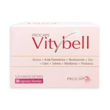 Vitaminas PROCAPS VITYBELL para cabelo pele e unhas 2 caixas de 30 cápsulas novas comprar usado  Enviando para Brazil
