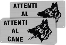 Attenti cane cartello usato  Roma
