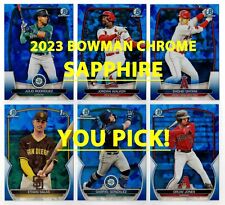 2023 Bowman Chrome SAPPHIRE #1-100 & #BCP151-250 US$ 2 ou 2 cartões mínimos VOCÊ ESCOLHE!, usado comprar usado  Enviando para Brazil