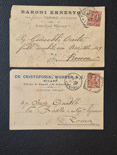 Due cartoline postali usato  Roma