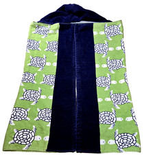 Usado, Toalha de praia Pottery Barn infantil com capuz piscina tartarugas marinhas 48x30 100% algodão comprar usado  Enviando para Brazil