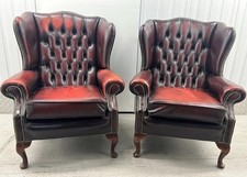 Blood chesterfield leather for sale  BRACKNELL