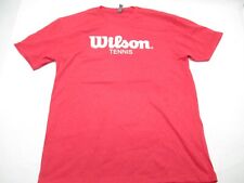 CAMISETA WILSON ""WILSON TENNIS"" SUAVE POLIETILENO/MEZCLA ALGODÓN (ROJO/BLANCO) ARTÍCULO PROMOCIONAL segunda mano  Embacar hacia Mexico