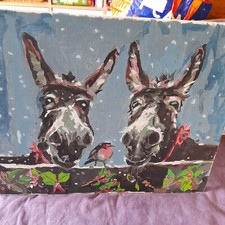 Canvas donkeys robin for sale  AYLESBURY
