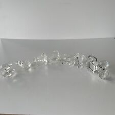Crystal glass ornaments for sale  WIGAN