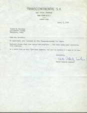 Transcontinental air lines for sale  Hartford
