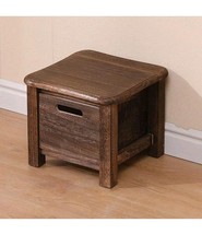 Wooden storage stool for sale  TAMWORTH