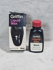 Cera líquida Griffin vintage com caixa ambos em bom estado garrafa de plástico 1/4 cheia comprar usado  Enviando para Brazil