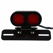 Lanterna traseira de LED para motocicleta placa de licença luz traseira de freio para Honda Kawasaki, usado comprar usado  Enviando para Brazil