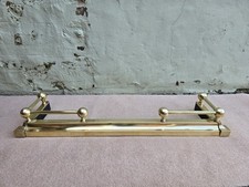 Brass fire fender for sale  MARKET DRAYTON