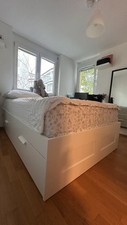 Bett brimnes bettgestell gebraucht kaufen  Stuttgart