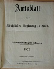 Amtsblatt königlichen regieru gebraucht kaufen  Eppelborn