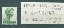 Italia repubblica 1957 usato  Formigine