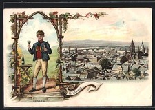 Lithographie hessen rtsansicht gebraucht kaufen  Berlin
