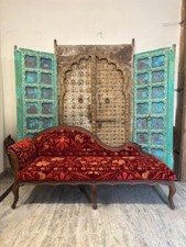 Handcrafted wooden deewan d'occasion  Expédié en Belgium