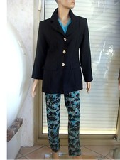 Veste tailleur noire d'occasion  Villeneuve-Loubet