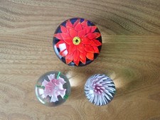 Collection floral paperweights for sale  TAVISTOCK