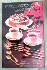 Kaffeebesteck vergoldet teilig gebraucht kaufen  Miltenberg