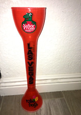 SENOR FROGS Copo de Quintal de Plástico LAS VEGAS NEVADA SOUVENIR 16" de Altura NOVIDADE Laranja comprar usado  Enviando para Brazil
