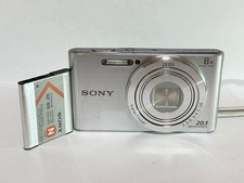 Sony DSC-W830 Silver Cyber-Shot 20,1MP Aparat cyfrowy potwierdzony z baterią na sprzedaż  Wysyłka do Poland