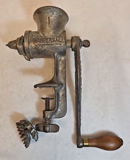 Moedor de Carne Vintage Landers, Frary & Clark Universal Nº 1 Picador de Alimentos 2 Pratos comprar usado  Enviando para Brazil