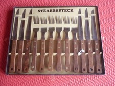 Steak besteck holzgriff gebraucht kaufen  Osterrönfeld