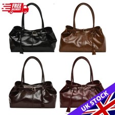 Leather hobo handbag for sale  UK