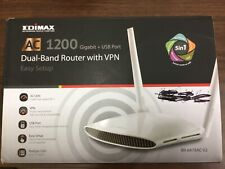 Usado, Roteador Wi-Fi Edimax AC1200 Gigabit banda dupla com VPN e porta USB comprar usado  Enviando para Brazil