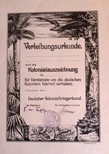Verleihungsurkunde deutscher k gebraucht kaufen  Eberswalde
