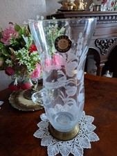 Vaso cristallo lavorato usato  Spilamberto