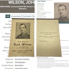 Ww1 mourning card for sale  SOUTHAMPTON