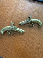 Pair brass pistols for sale Pair brass pistols for sale  BLYTH